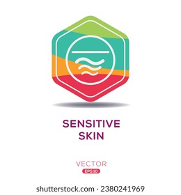 Creative (Sensitive skin) Icon ,Vector sign.