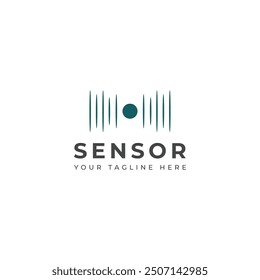 Creative sensor logo vector design 