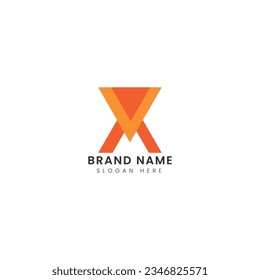 creative set of abstract letter x logo Flat Vector