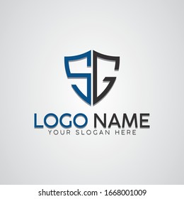 Plantilla de diseño de logotipo de carta Creative SG