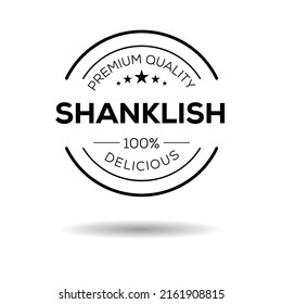 Logo creativo (Shanklish), pegatina Shanklish, ilustración vectorial.