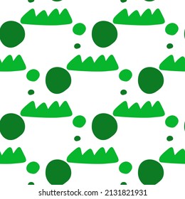 Creative shape seamless pattern. Creative various doodle shapes background. Design for fabric, textile print, surface, wrapping, cover, greeting card, wallpaper. Vector illustration