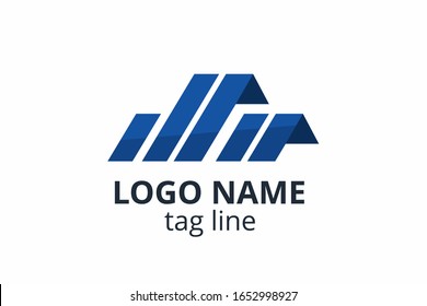 Creative shape structure design. Template icon logo for residential, construction corporate. Or any other company like apartment, villa, estate, house, building.