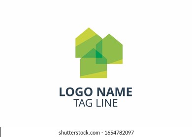 Creative shape structure design. Template icon logo for residential, construction corporate. Or any other company like apartment, villa, estate, house, building.