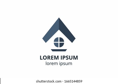 Creative shape structure design. Template icon logo for residential, construction corporate. Or any other company like apartment, villa, estate, house, building.