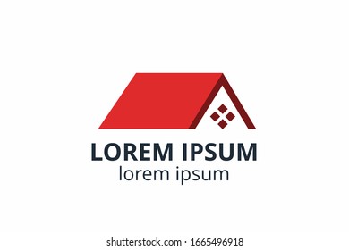 Kreatives Formdesign. Template Symbol Logo für Wohn- und Bauunternehmen. Oder jede andere Firma wie Wohnung, Villa, Grundstück, Haus, Gebäude.