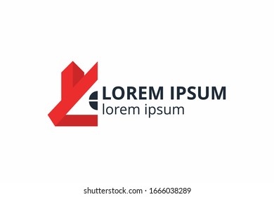 Creative shape structure design. Template icon logo for residential, construction corporate. Or any other company like apartment, villa, estate, house, building.