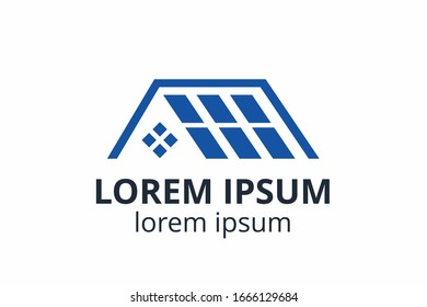 Creative shape structure design. Template icon logo for residential, construction corporate. Or any other company like apartment, villa, estate, house, building.