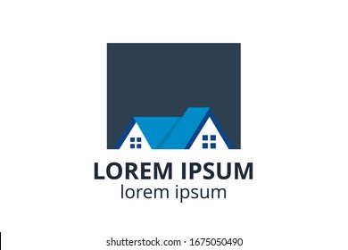 Creative shape structure design. Template icon logo for residential, construction corporate. Or any other company like apartment, villa, estate, house, building.