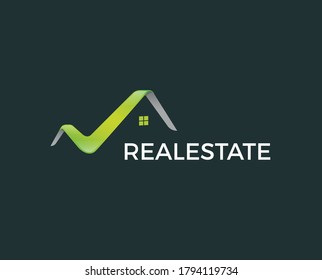 Creative shape structure design. Template icon logo for residential, construction corporate. Or any other company like apartment, villa, estate, house, building.