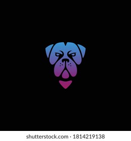 Creative shaped bulldog triangle with variant color
