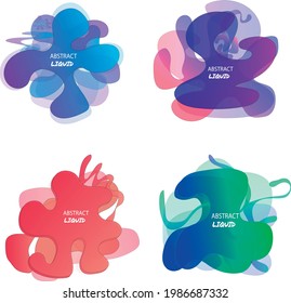 creative shapes inspired by the changing shape of liquids