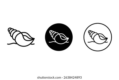 creative shells design, vector, isolated on transparent background