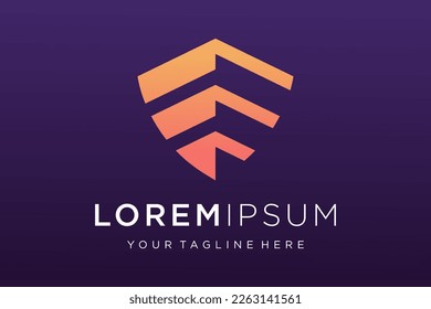Creative Shield kombinierte Baulogo und Symbole Set. Design-Vorlage für Vektorgrafik-Logo.