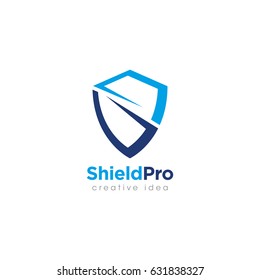 Creative Shield Concept Logo Design Template
