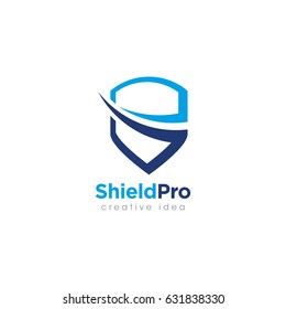 Creative Shield Concept Logo Design Template