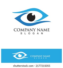 Creative Shield Eye Vision Logo Design Symbol Vector Illustration