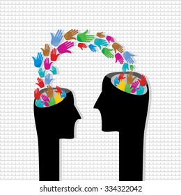 creative shifting concept small to big vector 