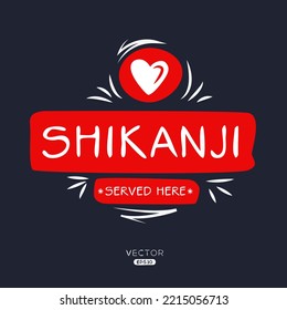 Creative (Shikanji) drink, Shikanji sticker, vector illustration.