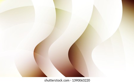 Creative Shiny Waves. For Design Flyer, Banner, Landing Page. Colorful Vector Illustration