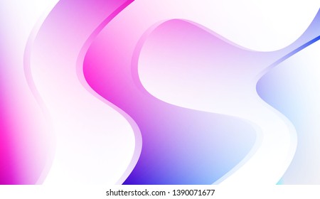 Creative Shiny Waves. For Design Flyer, Banner, Landing Page. Colorful Vector Illustration