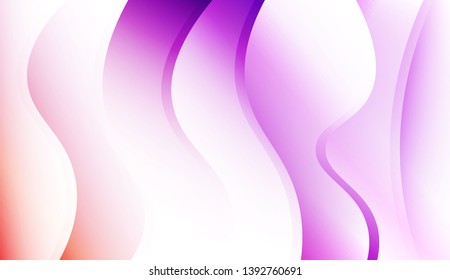 Creative Shiny Waves. For Design Flyer, Banner, Landing Page. Colorful Vector Illustration