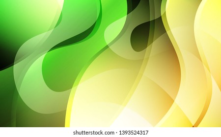 Creative Shiny Waves. For Design Flyer, Banner, Landing Page. Colorful Vector Illustration