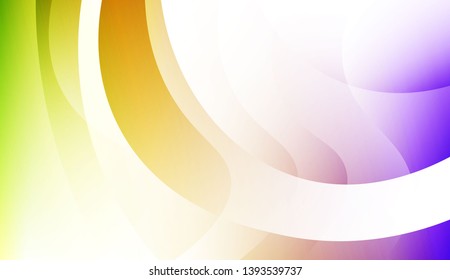 Creative Shiny Waves. For Design Flyer, Banner, Landing Page. Colorful Vector Illustration