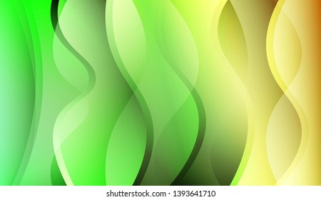 Creative Shiny Waves. For Design Flyer, Banner, Landing Page. Colorful Vector Illustration