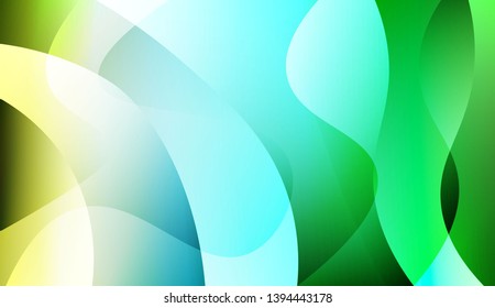 Creative Shiny Waves. For Design Flyer, Banner, Landing Page. Colorful Vector Illustration