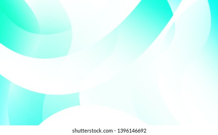 Creative Shiny Waves. For Design Flyer, Banner, Landing Page. Colorful Vector Illustration