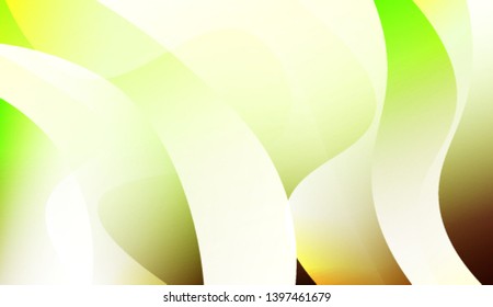 Creative Shiny Waves. For Design Flyer, Banner, Landing Page. Colorful Vector Illustration