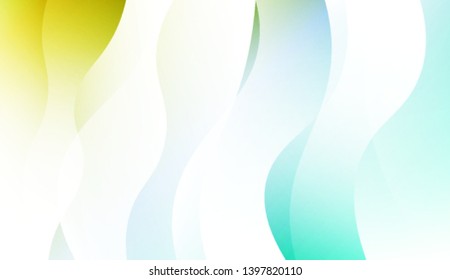 Creative Shiny Waves. For Design Flyer, Banner, Landing Page. Colorful Vector Illustration