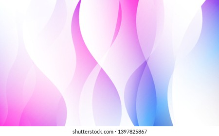 Creative Shiny Waves. For Design Flyer, Banner, Landing Page. Colorful Vector Illustration