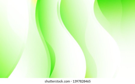 Creative Shiny Waves. For Design Flyer, Banner, Landing Page. Colorful Vector Illustration