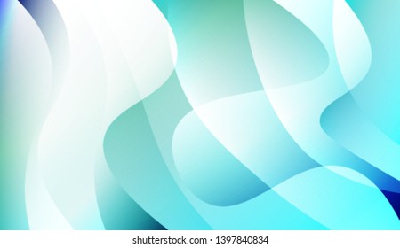 Creative Shiny Waves. For Design Flyer, Banner, Landing Page. Colorful Vector Illustration