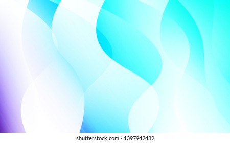 Creative Shiny Waves. For Design Flyer, Banner, Landing Page. Colorful Vector Illustration