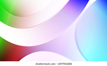 Creative Shiny Waves. For Design Flyer, Banner, Landing Page. Colorful Vector Illustration