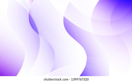 Creative Shiny Waves. For Design Flyer, Banner, Landing Page. Colorful Vector Illustration