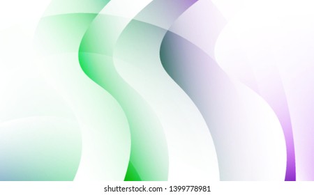 Creative Shiny Waves. For Design Flyer, Banner, Landing Page. Colorful Vector Illustration