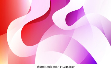 Creative Shiny Waves. For Design Flyer, Banner, Landing Page. Colorful Vector Illustration