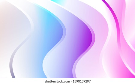 Creative Shiny Waves. For Template Cell Phone Backgrounds. Colorful Vector Illustration.
