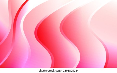 Creative Shiny Waves. For Template Cell Phone Backgrounds. Colorful Vector Illustration.