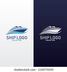 Creative Ship Logo Nautical Sailing Boat Stock Vector (royalty Free 