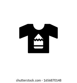 creative shirt icon. online learning and course icon. Perfect for application, web, logo and presentation template. icon design solid style