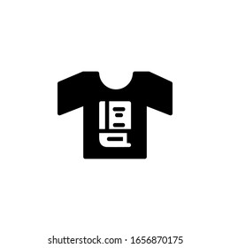 creative shirt icon. online learning and course icon. Perfect for application, web, logo and presentation template. icon design solid style