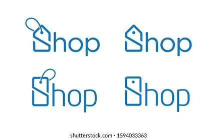Creative shop for logo design concept