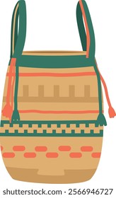 Creative shopper bag with print