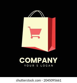 Creative Shopping Bag Logo Design