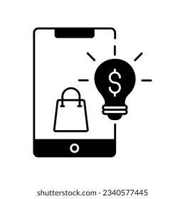 Icono de vector de glifo creativo que puede editar o modificar fácilmente


